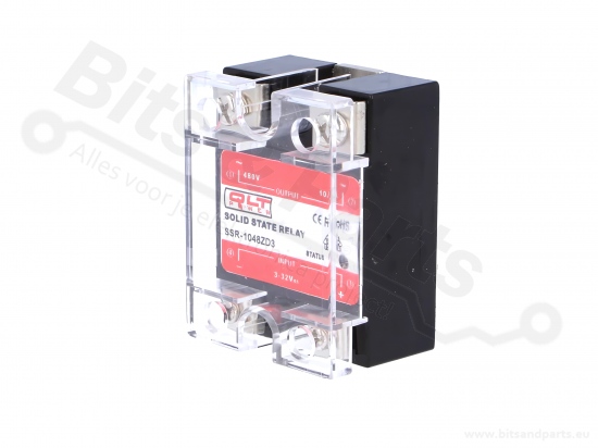 Relay - Solid state relay 3-32V / 10A / 44-440VAC - QLT POWER SSR-1048ZD3